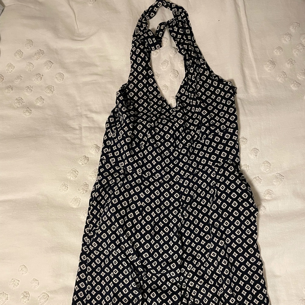 Black flared bottom jumpsuit Medium